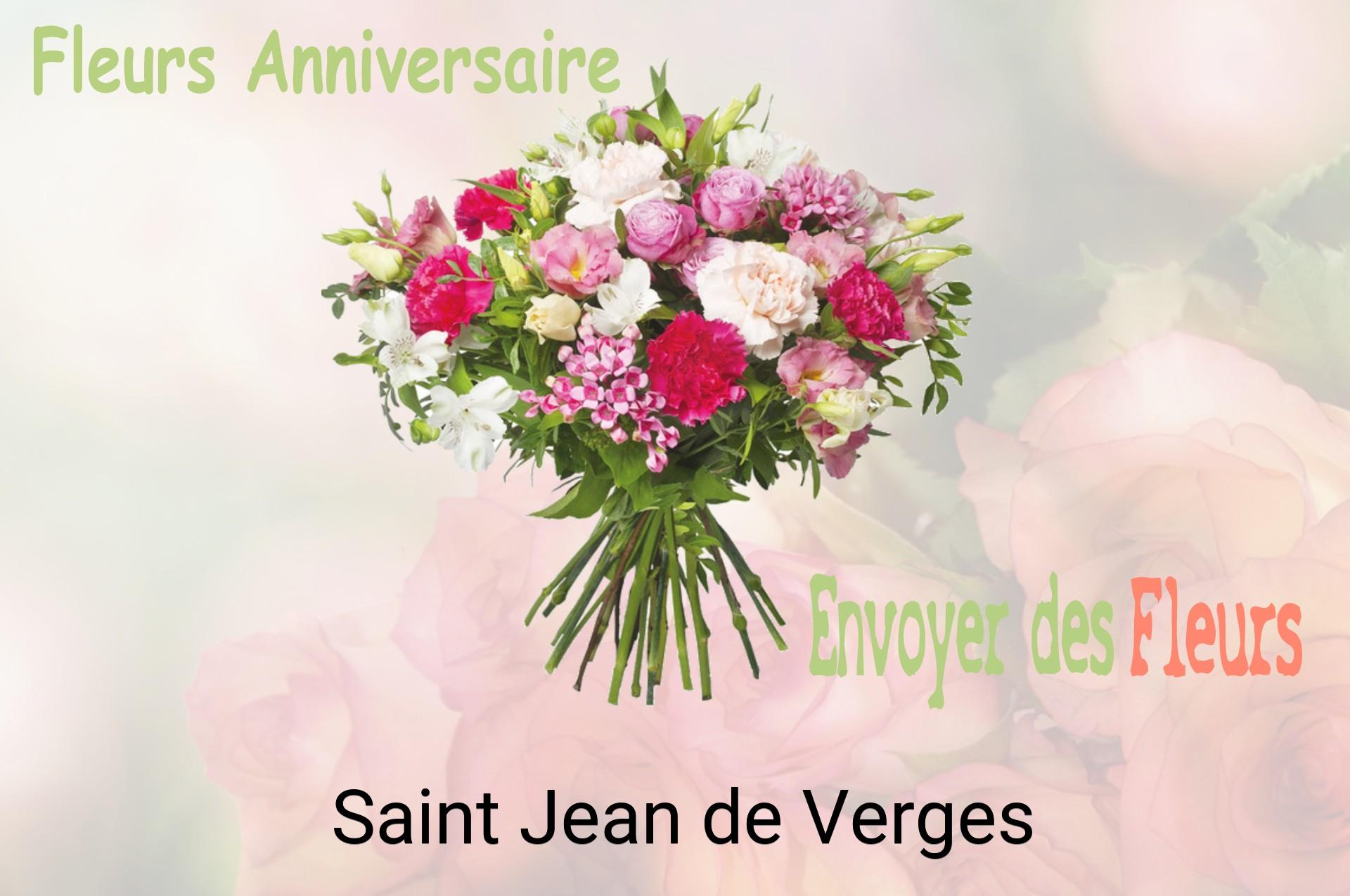 Bouquet de fleurs d’anniversaire livré à Saint-Jean-de-Verges