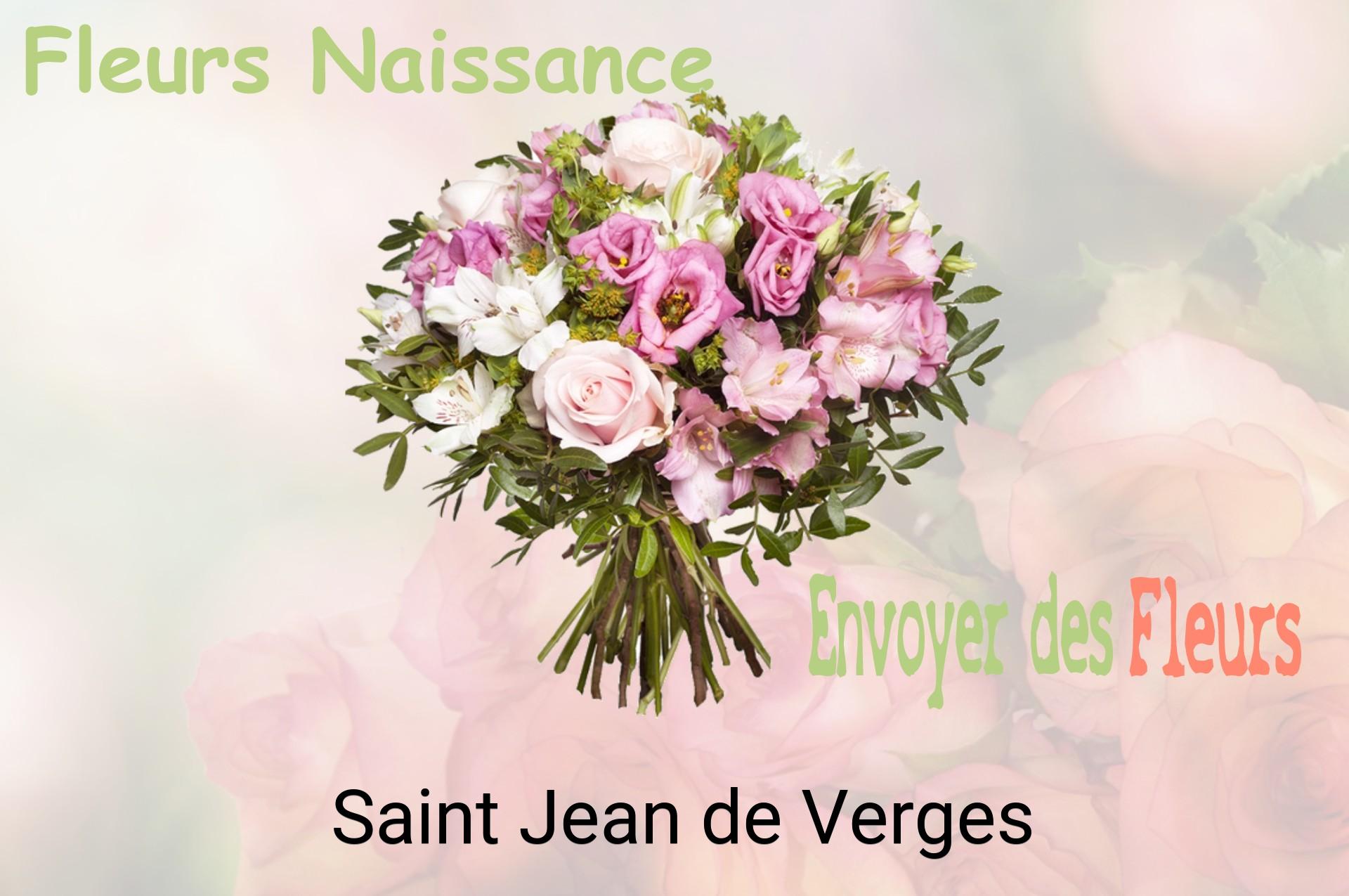 Bouquet de fleurs de naissance livré à Saint-Jean-de-Verges